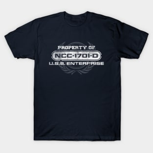 Vintage Property of USS Enterprise D T-Shirt